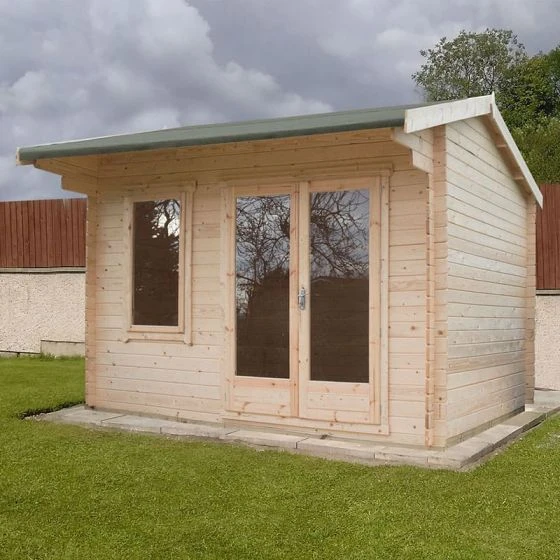 Shire Marlborough 3.6m X 3.6m Log Cabin Summerhouse (28mm)