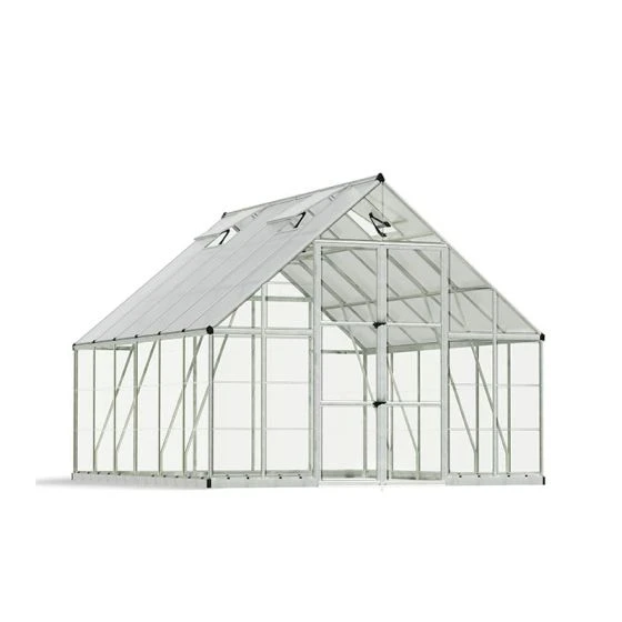 10' X 12' Palram Canopia Balance Silver Greenhouse (3.04m X 3.66m) - Image 4