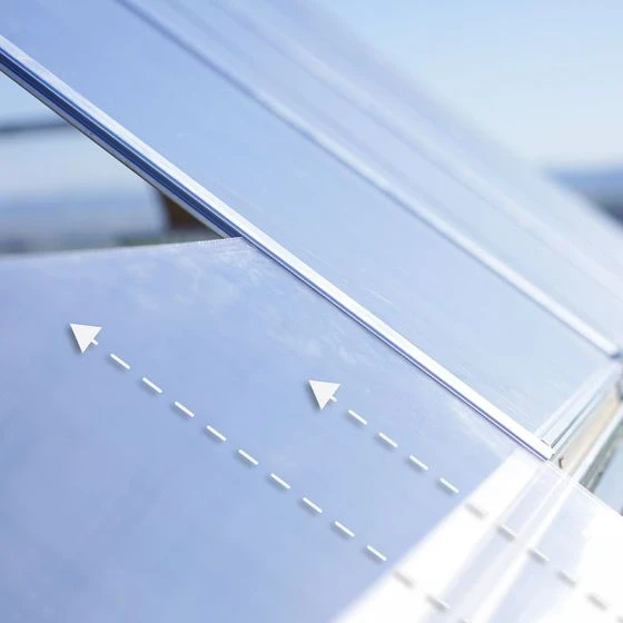 10' X 12' Palram Canopia Balance Silver Greenhouse (3.04m X 3.66m) - Image 5