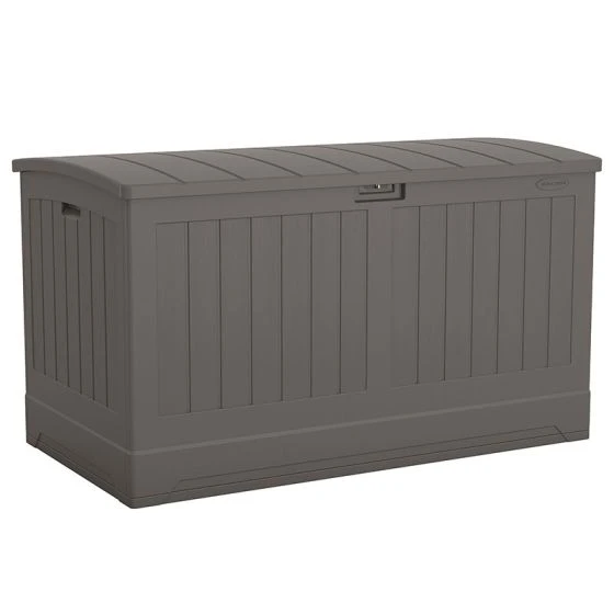5' X 3' Suncast 757L Resin Deck Box - Stone Grey (1.46m X 0.8m) - Image 5