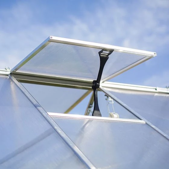 10' X 12' Palram Canopia Balance Silver Greenhouse (3.04m X 3.66m) - Image 9