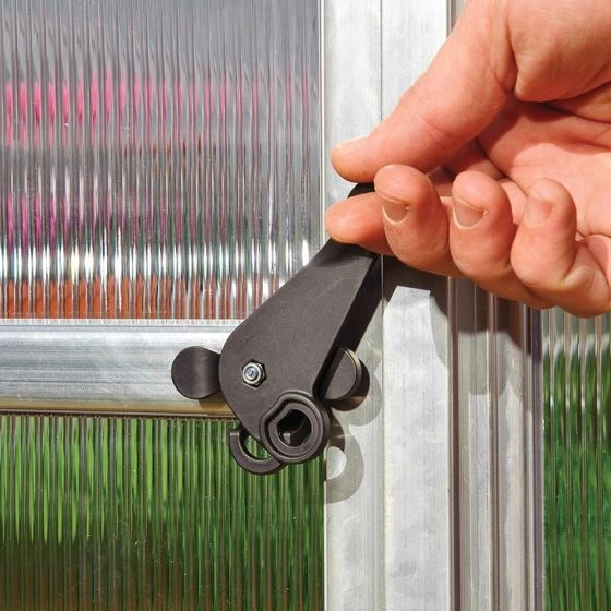 8' X 16' Palram Canopia Essence Large Walk In Aluminium Framed Greenhouse (2.44m X 4.87m) - Image 9