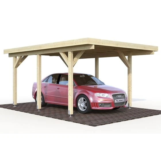 12' X 17' Palmako Karl Wooden Carport (3.6m X 5.1m) - Image 4