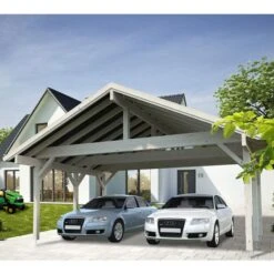 21' X 17' Palmako Robert Wooden Carport (6.3m X 5.1m)