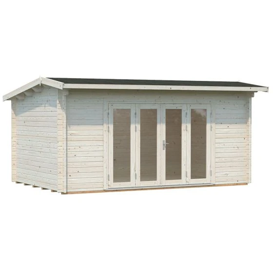 Palmako Ines 5.1m X 3.3mm Log Cabin Garden Room (44mm) - Image 6