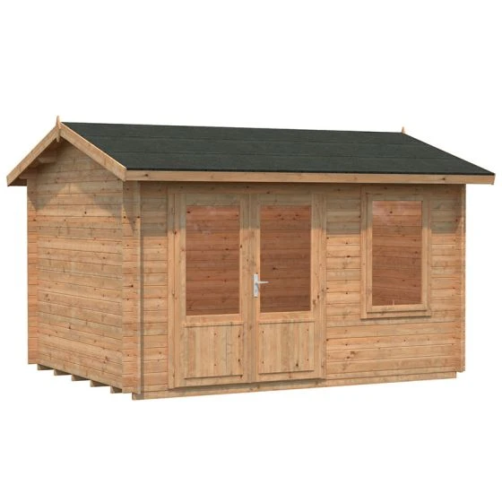 Palmako Iris 3.9m X 3m Log Cabin Summer House (28mm) - Image 7
