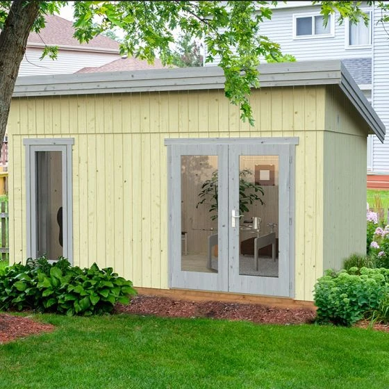 Palmako Simone 5m X 3.9m Pent Log Cabin (88mm)