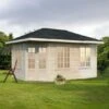 Palmako Melanie 4.5m X 2.8m Corner Log Cabin Summerhouse (44mm)