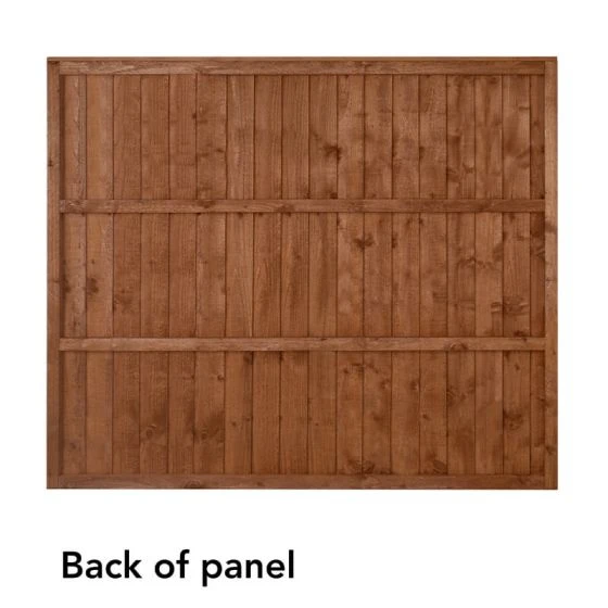 Forest 6' X 5' Vertical Closeboard Fence Panel (1.83m X 1.52m) - Image 5