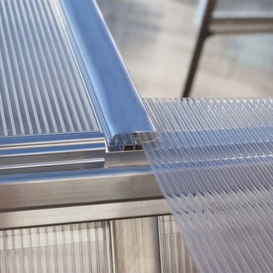 6'x4' Palram Canopia Mythos Small Silver Polycarbonate Greenhouse (1.8x1.2m) - Image 5