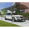 17'x10' (5.1x3m) Palram Canopia Vitoria 5000 Grey Metal Carport