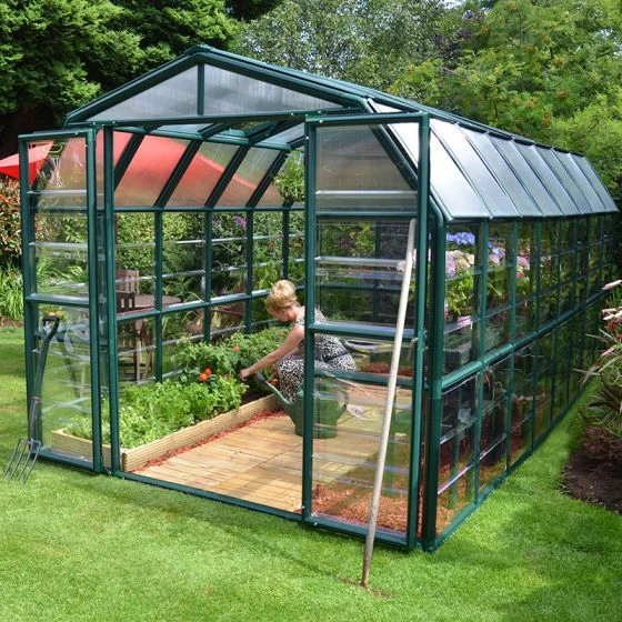 8'x16' Palram Canopia Rion Grand Gardener Large Polycarbonate Greenhouse (2.4x4.8m) - Image 2