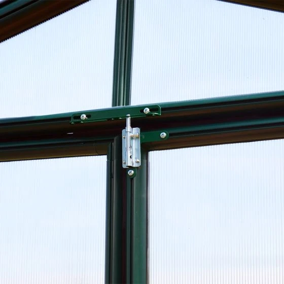 8'x8' Palram Canopia Rion Hobby Gardener Walk In Green Greenhouse (2.4x2.4m) - Image 13