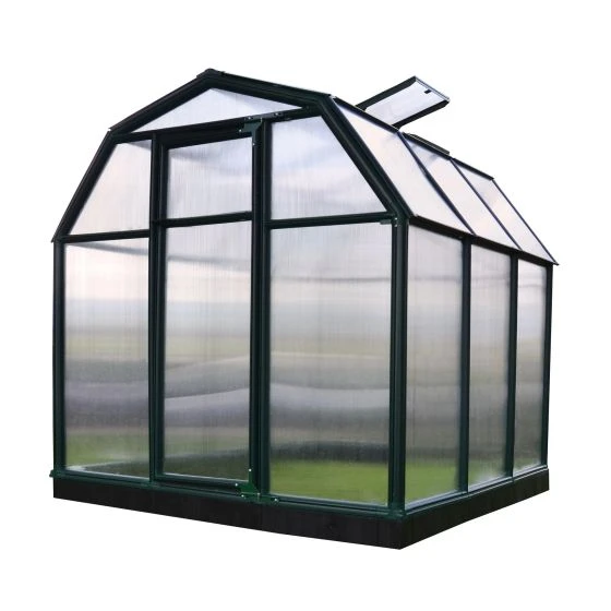 6'x6' Palram Canopia Rion EcoGrow Small Green Polycarbonate Greenhouse (1.8x1.8m) - Image 5