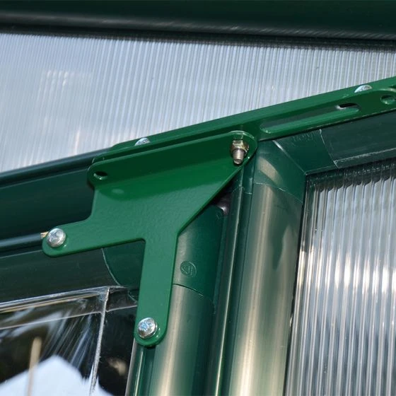 6'x6' Palram Canopia Rion EcoGrow Small Green Polycarbonate Greenhouse (1.8x1.8m) - Image 7