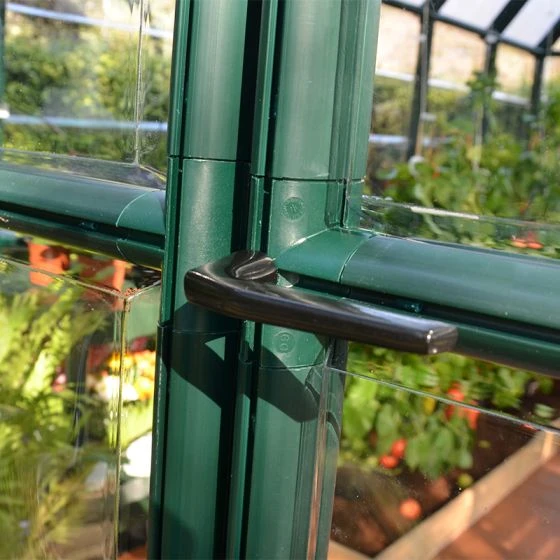 6'x6' Palram Canopia Rion EcoGrow Small Green Polycarbonate Greenhouse (1.8x1.8m) - Image 8