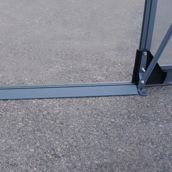 6'x8' Palram Canopia Glory Grey Walk In Polycarbonate Greenhouse (1.8x2.4m) - Image 11