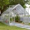 8' X 12' Palram Canopia Balance Silver Greenhouse (3.67m X 2.44m)