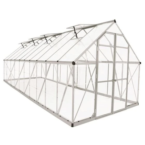 8' X 20' Palram Canopia Balance Silver Greenhouse (6.07m X 2.44m) - Image 2