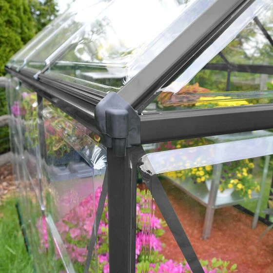 6' X 4' Palram Canopia Harmony Grey Greenhouse (1.85m X 1.26m) - Image 6