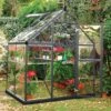 6' X 4' Palram Canopia Harmony Grey Greenhouse (1.85m X 1.26m)