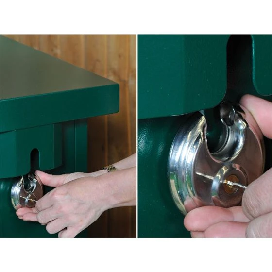 7'5 X 3'4 Asgard Access Plus Metal Bike Shed - 4 Bikes (2.3m X 1m) - Image 15