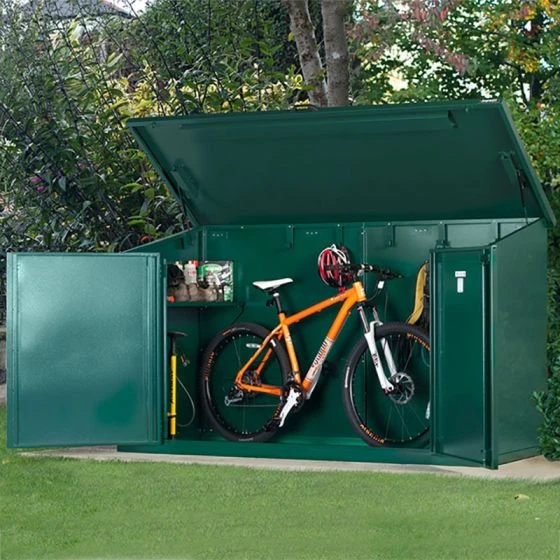 7'5 X 3'4 Asgard Access Plus Metal Bike Shed - 4 Bikes (2.3m X 1m) - Image 7