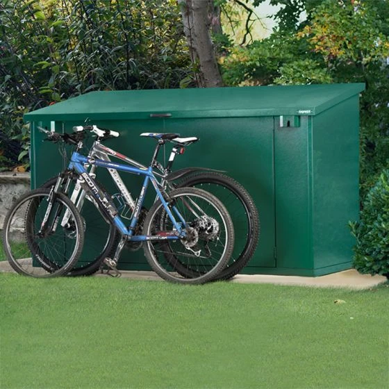 7'5 X 3'4 Asgard Access Plus Metal Bike Shed - 4 Bikes (2.3m X 1m) - Image 6