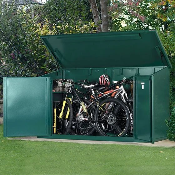 7'5 X 3'4 Asgard Access Plus Metal Bike Shed - 4 Bikes (2.3m X 1m) - Image 5