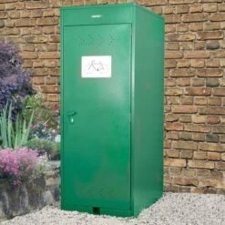 2'6 X 3'6 Asgard Premium Vertical Bike Storage Locker (0.8m X 1.1m)