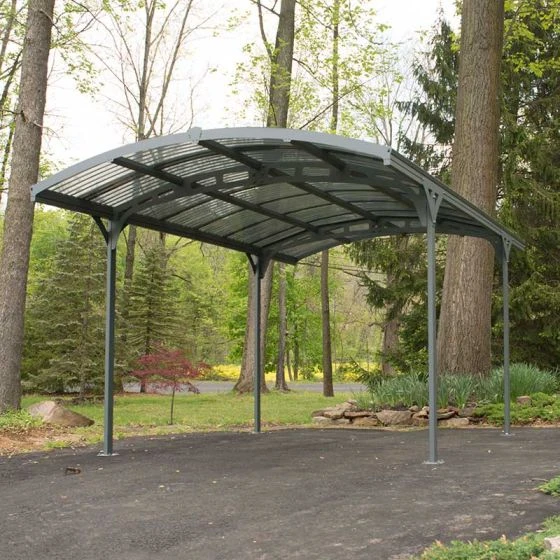 16'x10' (4.8x3m) Palram Canopia Grey Carport Atlas 5000 - Image 2