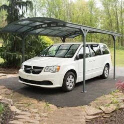 16'x10' (4.8x3m) Palram Canopia Grey Carport Atlas 5000