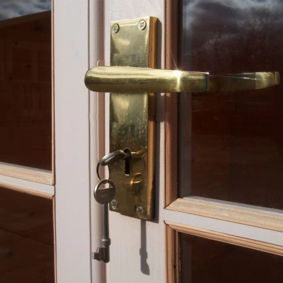 Shire Barnsdale 2.1m X 2.1m Wooden Log Cabin Summer House (19mm) - Image 8