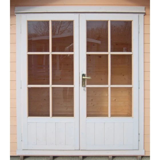 Shire Barnsdale 2.1m X 2.1m Wooden Log Cabin Summer House (19mm) - Image 9