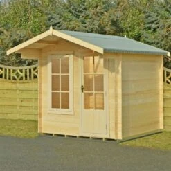Shire Crinan 2.1m X 2.3m Log Cabin Summer House (19mm)