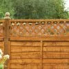 Forest 6' X 1' Diamond Lattice Trellis Fence Topper (1.83m X 0.3m)