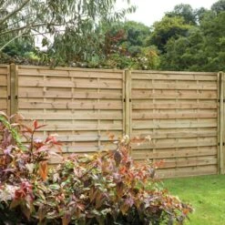 Forest 6' X 5' Europa Plain Pressure Treated Decorative Fence Panel (1.8m X 1.5m)