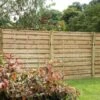 Forest 6' X 6' Europa Plain Pressure Treated Decorative Fence Panel (1.8m X 1.8m)