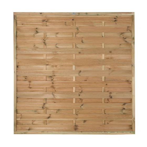 Forest 6' X 6' Europa Plain Pressure Treated Decorative Fence Panel (1.8m X 1.8m) - Image 6