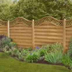 Forest 6' X 6' Europa Prague Pressure Treated Decorative Fence Panel (1.8m X 1.8m)