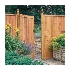 Forest 3' X 6' Wooden Board Side Garden Gate (0.91m X 1.83m)
