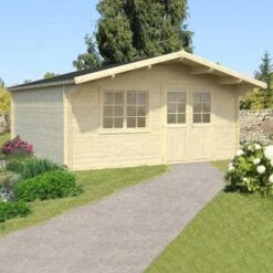Palmako Britta 5.1m X 4.5m Log Cabin Garden Building (40mm)