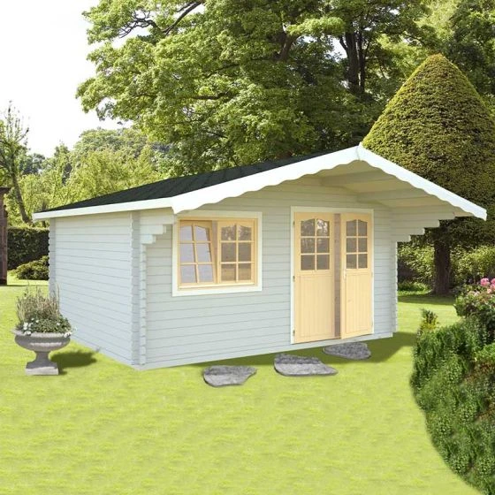 Palmako Sally 4.8m X 3.9m Log Cabin Summer House (44mm) - Image 17
