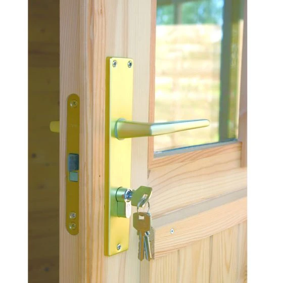 Palmako Roger 3.6m X 5.5m Log Cabin Single Garage (44mm) - Up And Over Door - Image 14