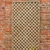 Forest 6' X 1' Rosemore Decorative Pressure Treated Diamond Trellis (1.8m X 0.3m)