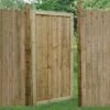 Forest 3' X 6' Featheredge Pressure Treated Wooden Side Garden Gate (0.92m X 1.8m)