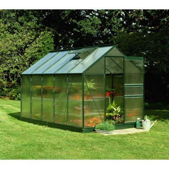 6'4 X 10'6 Green Frame Halls Popular 106 Greenhouse (1.93 X 3.19m) - Image 3