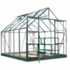 8'6 X 10'7 Green Frame Halls Magnum 810 Greenhouse (2.57 X 3.22m)