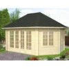 Palmako Hanna 4.2m X 5.7m Corner Log Cabin Summer House (44mm)