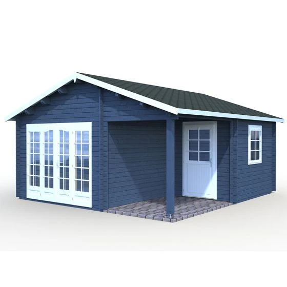 Palmako Irene 5.3m X 5.7m Log Cabin Garden Building (44mm) - Image 10